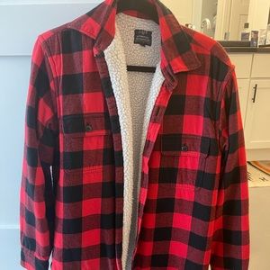 J. CREW FLANNEL, SIZE S